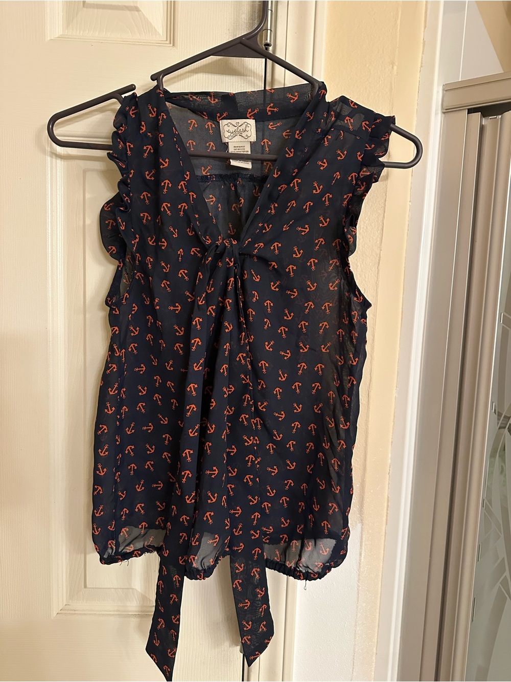 Nautica sheer top